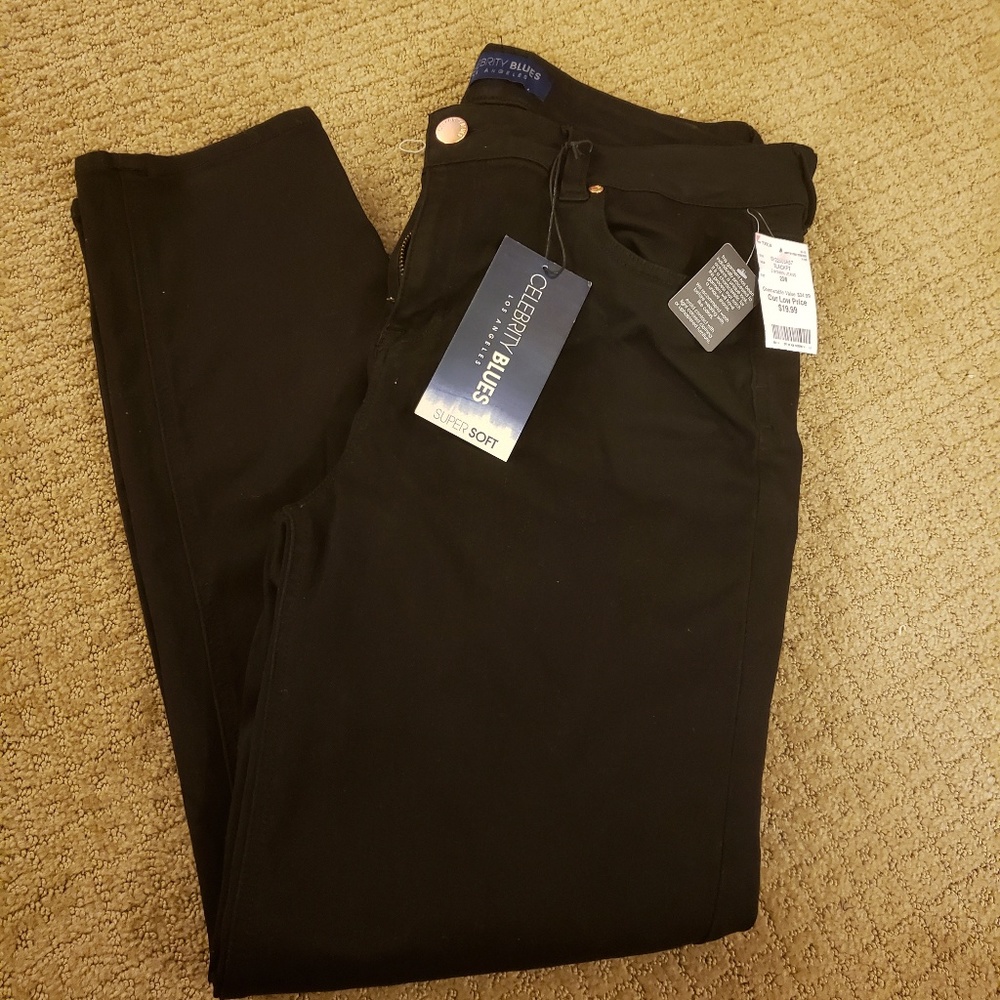 Celebrity Blues Black Slimming Pants